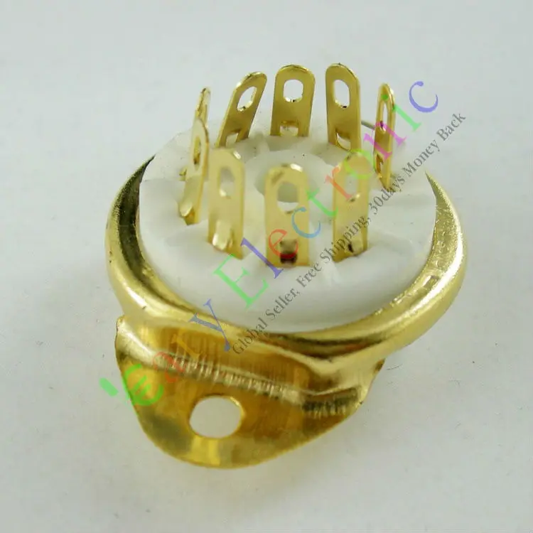 Оптовая и розничная продажа 20 шт. Золотая 9pin Керамическая вакуумная трубка с