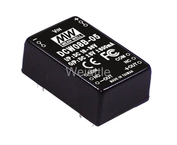 

MEAN WELL original DCW08A-15 15V 267mA meanwell DCW08 15V 8W DC-DC Regulated Dual Output Converter
