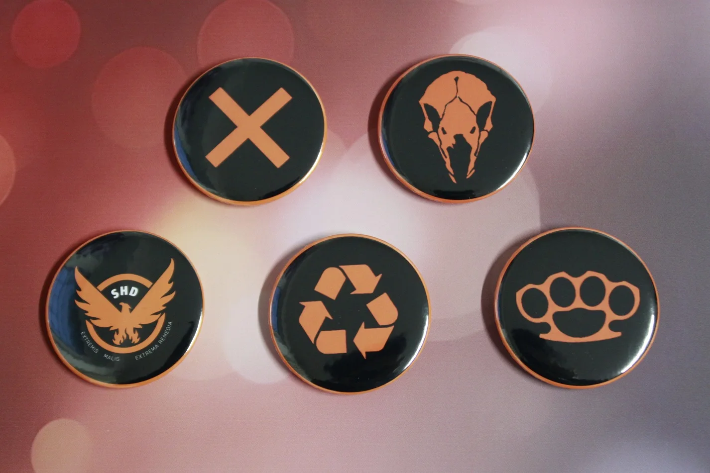 

The division Tom Clancy Badge 5Pcs/set Game camp Badges Free Shopping