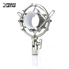 Металлический паук микрофон стоять подвесом клип для аудиотехника AE3000 Shockmount Studio караоке держатель микрофона подтяжная крепежная