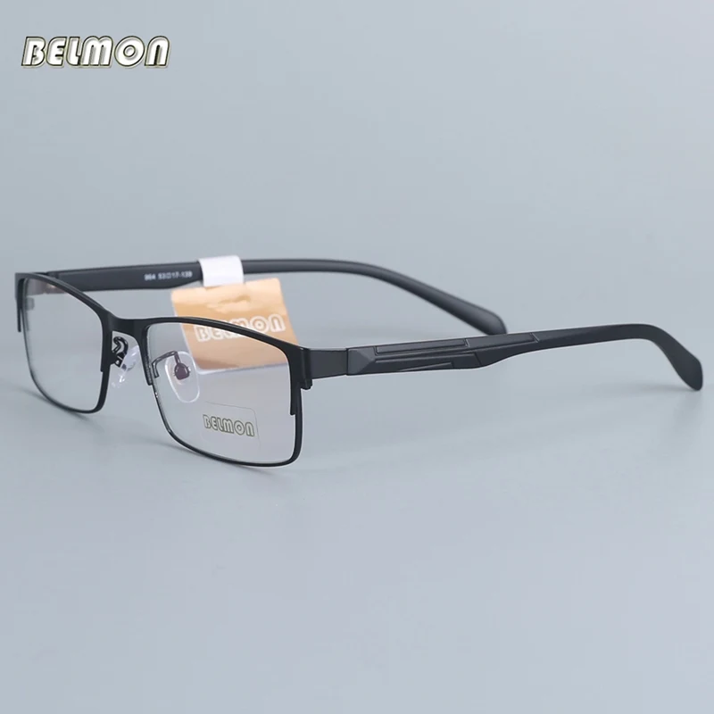 

Belmon Eyeglasses Frame Men Computer Optical Prescription Nerd Transparent Clear Lens Eye Glasses Spectacle Frame For Male 964