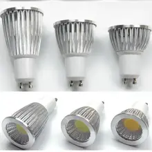 Gu10 светильник с регулируемой яркостью, GU10 светодиодная прожекторная Лампа 15 Вт 10 Вт 7 Вт Gu10 Cob беговые кроссовки, Легкая Лампа AC85-265v лампада