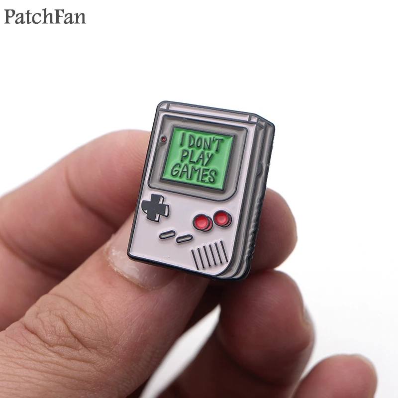 Patchfan Game Boy Advance цинковый сплав галстук булавки значки para рубашка одежда рюкзак броши для обуви значки медали украшения A1785