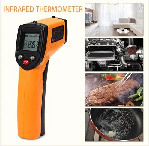 

GM320 Digital Infrared Thermometer Professional Non-contact Temperature Tester IR Temperature Laser Gun Device Range -50 to 380C