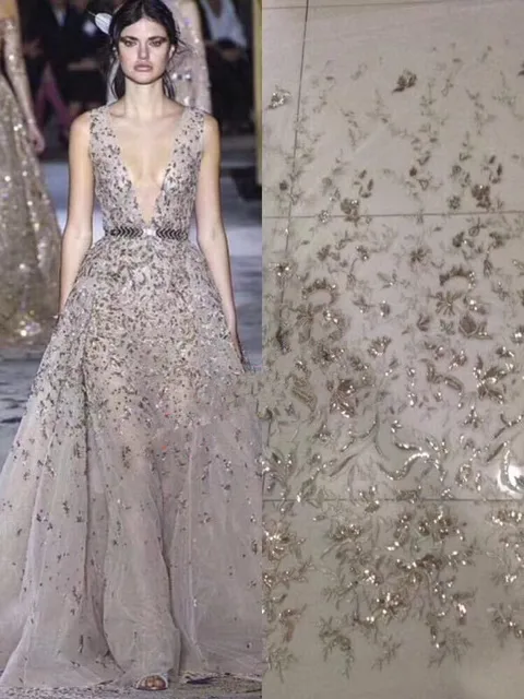 net lace gown