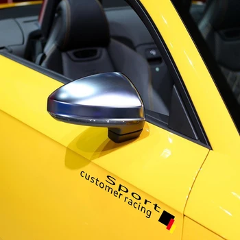 

2 Pieces Sport customer racing Side Door Racing Vinyl Decal Stickers for Audi a3 a4 a5 a6 s5 s6 s7 s8 q7 q5 c6 c5 tt a7 b6 b7