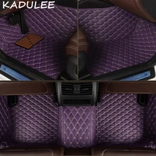 Kadulee Искусственная кожа автомобильные коврики для Acura MDX 5 и 7 великолепных чехлов для сидений 2006 2007 2008- пользовательские коврик для ног автомобильный коврик чехлы