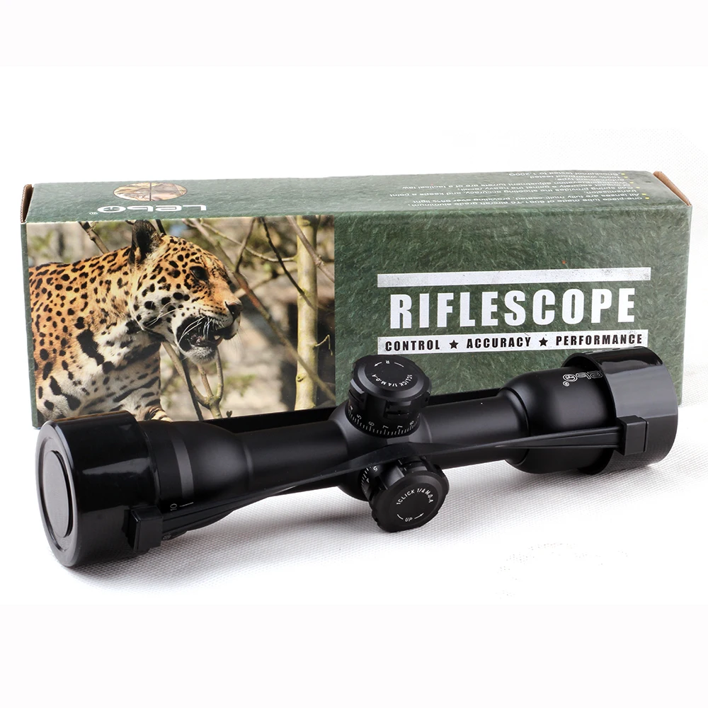 LEBO 6x32 AO Mil Dot Tactical Optical Sight Compact Lock Rifle Scope For Hunting Riflescope