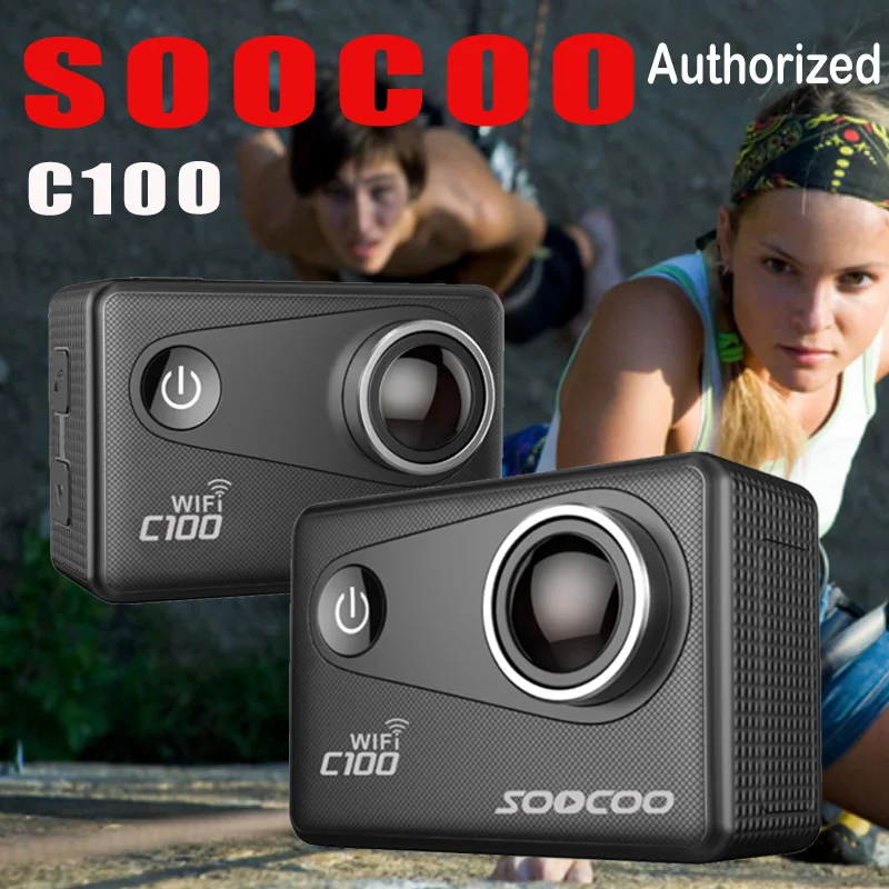 Buy Cheap SOOCOO C100 4K Wifi Action Sports Camera Built-in Gyro with Option GPS Extension NTK 96660 20MP Diving Night Mode 5X Zoom DV Cam