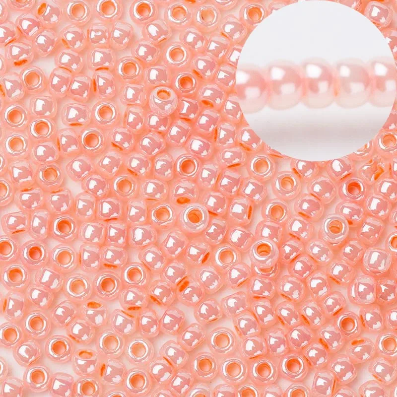 905 (3)New Arrivel Orange Glass Seed Beads Cream Colors Round 110 about 2mm Beading Supplies for Jewelry DIY Making 10glot