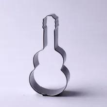 1 шт./лот гитара резак для печенья фрукты Суши Яйцо шоколадное печенье кекс из нержавеющей стали металлический резак кухонные принадлежности для выпечки