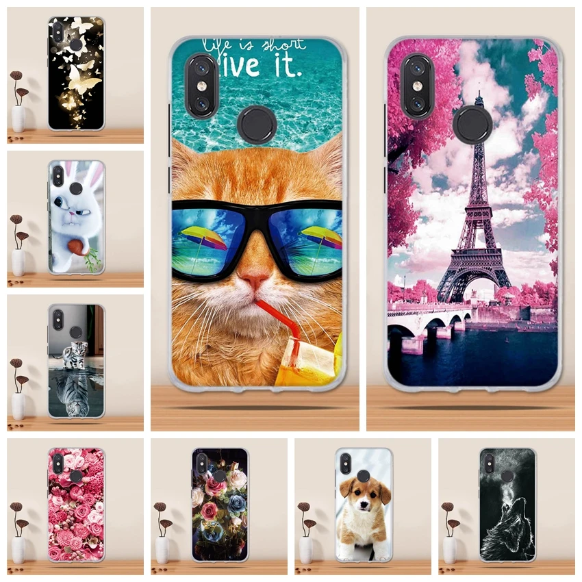 

For Fundas Xiaomi Mi 8 Case Cover Soft Silicone 3d Cute Animal Cover for Xiaomi mi 8 Case Soft TPU Back Cover for Xiaomi 8 Case