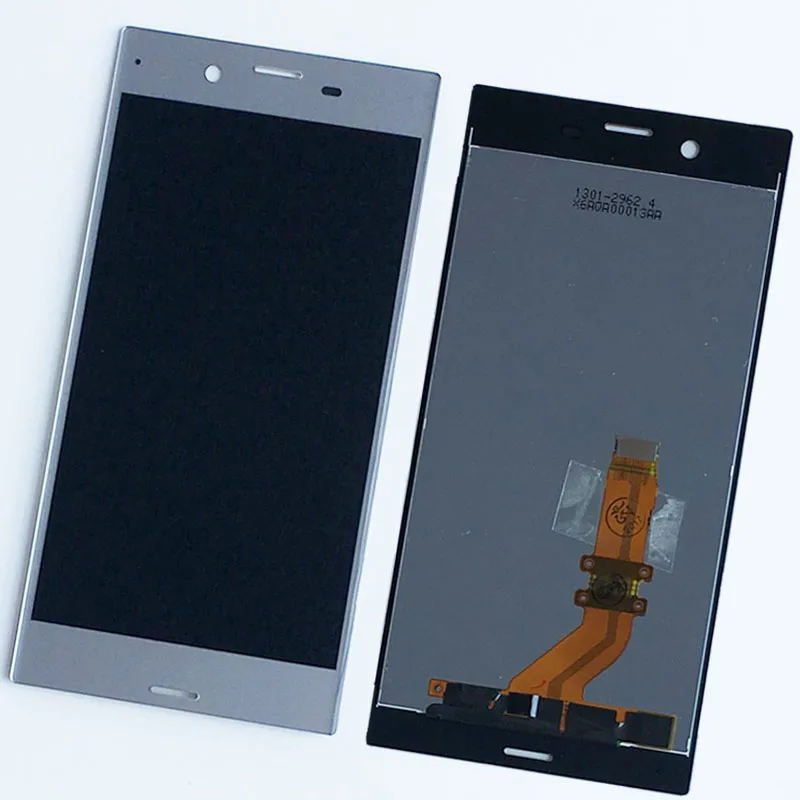

Silver LCD Screen Display Touch Digitizer Assembly For SONY XPERIA XZ F8331 F8332
