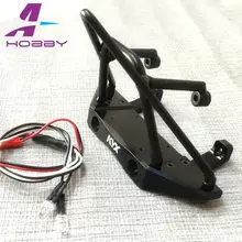 Реалистичный 1/10 гусеничный Автомобильный Алюминиевый передний бампер для осевых Рейфов 90018 90020 90031