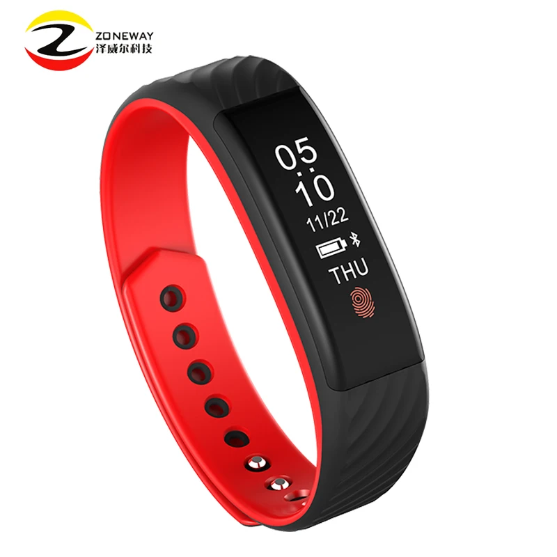 New W810 Smart Wristband Heart Rate Monitor 0.87" OLED Display Band IP67 Waterproof Bracelet for Android IOS | Электроника