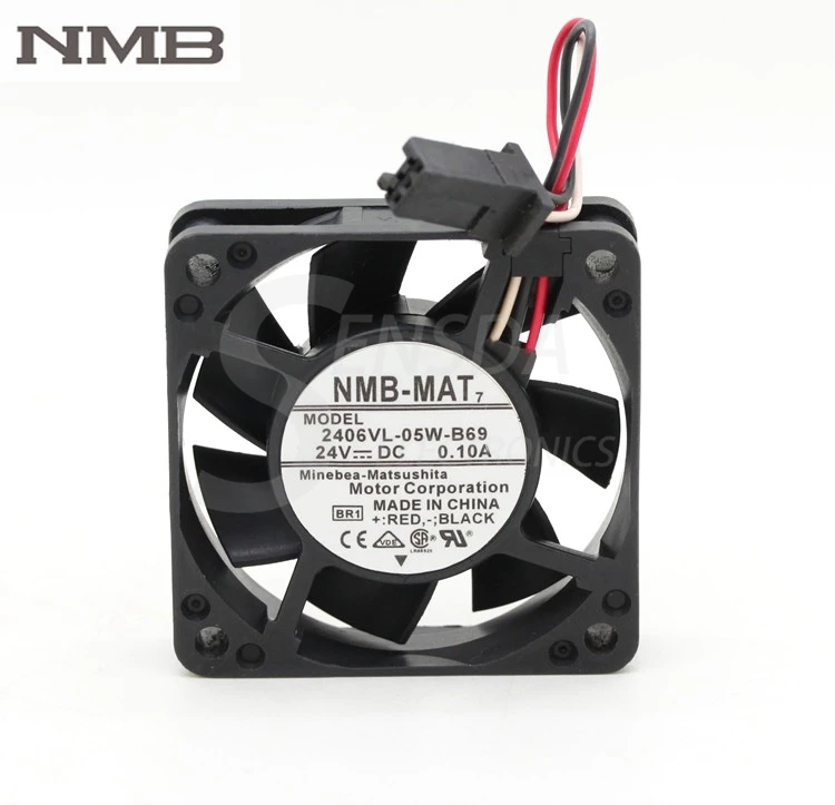 Для NMB 2406VL 05W B69 24V 0.10A 6015 60 мм 6 см 60*60*15 водонепроницаемый вентилятор|waterproof fan|mm fan6cm fan