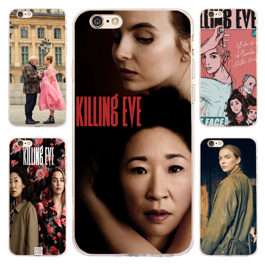 Fundas Killing Eve Tv Series прозрачные мягкие силиконовые чехлы для телефонов iPhone XS Max XR X 7 8 6