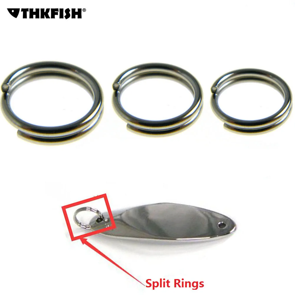 Buy 100Pcs/Lot 9mm 12mm Fishing Split Rings for