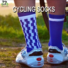 DH спортивные велосипедные спортивные носки MTB велосипед дышащая защита ног велосипедные носки уличные гоночные впитывающие носки для верховой езды бега