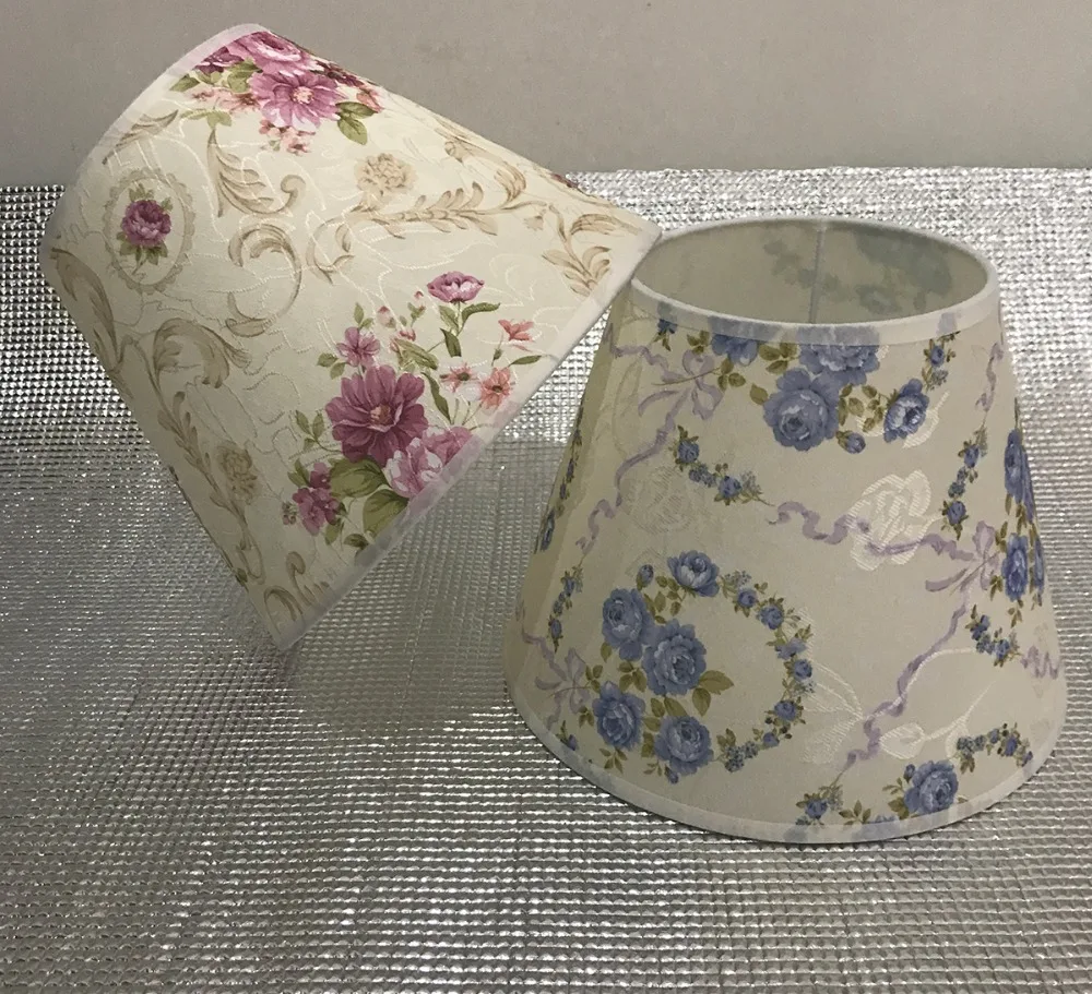 Lamp shade for table lamps painting flower Abstract Pattern Textile