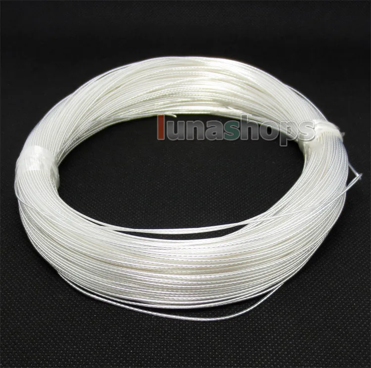 100m Acrolink Silver Plated 6N OCC Signal   Wire Cable 0.12mm2 Dia:0.8mm For DIY 