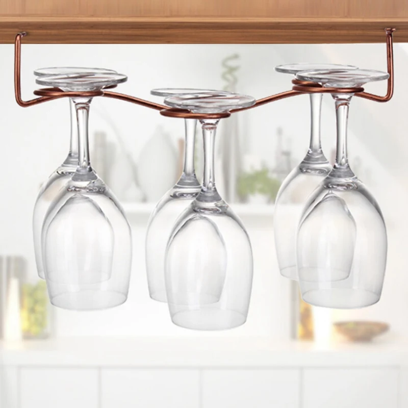 New high Quality Fashion Bar Red Wine Glass Hanger Holder Hanging Rack