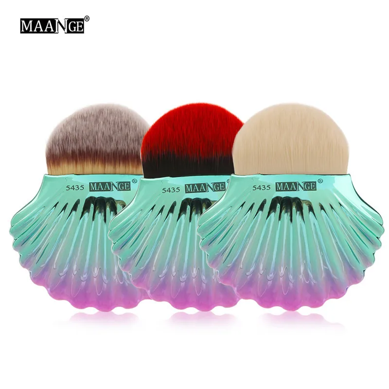 

1Pcs Pro Foundation Makeup Brush Cosmetic Powder Blush Concealer Beauty Shell Brush Contour Face Make Up Brush Tools Maquiagem