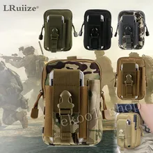 LRuiize Bolsa Universal de Los Hombres Del Ejército Táctico Suave Caja Del Teléfono de la cintura bolso de La Cintura correr Deporte Ocasional bolsa Táctica Militar bolsa
