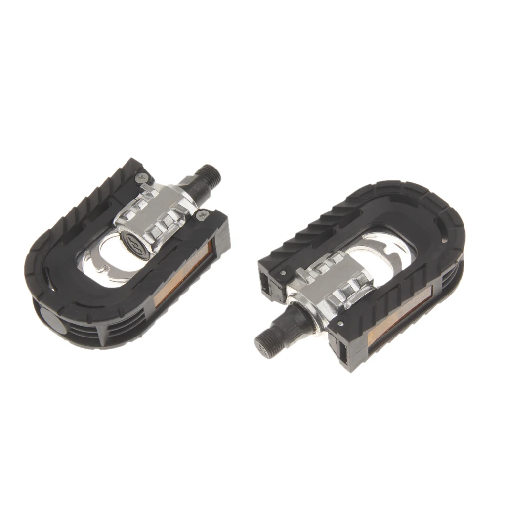 1 Pair Bicycle Bike Foldable Folding Two Sides Aluminum Alloy Bearing Pedals