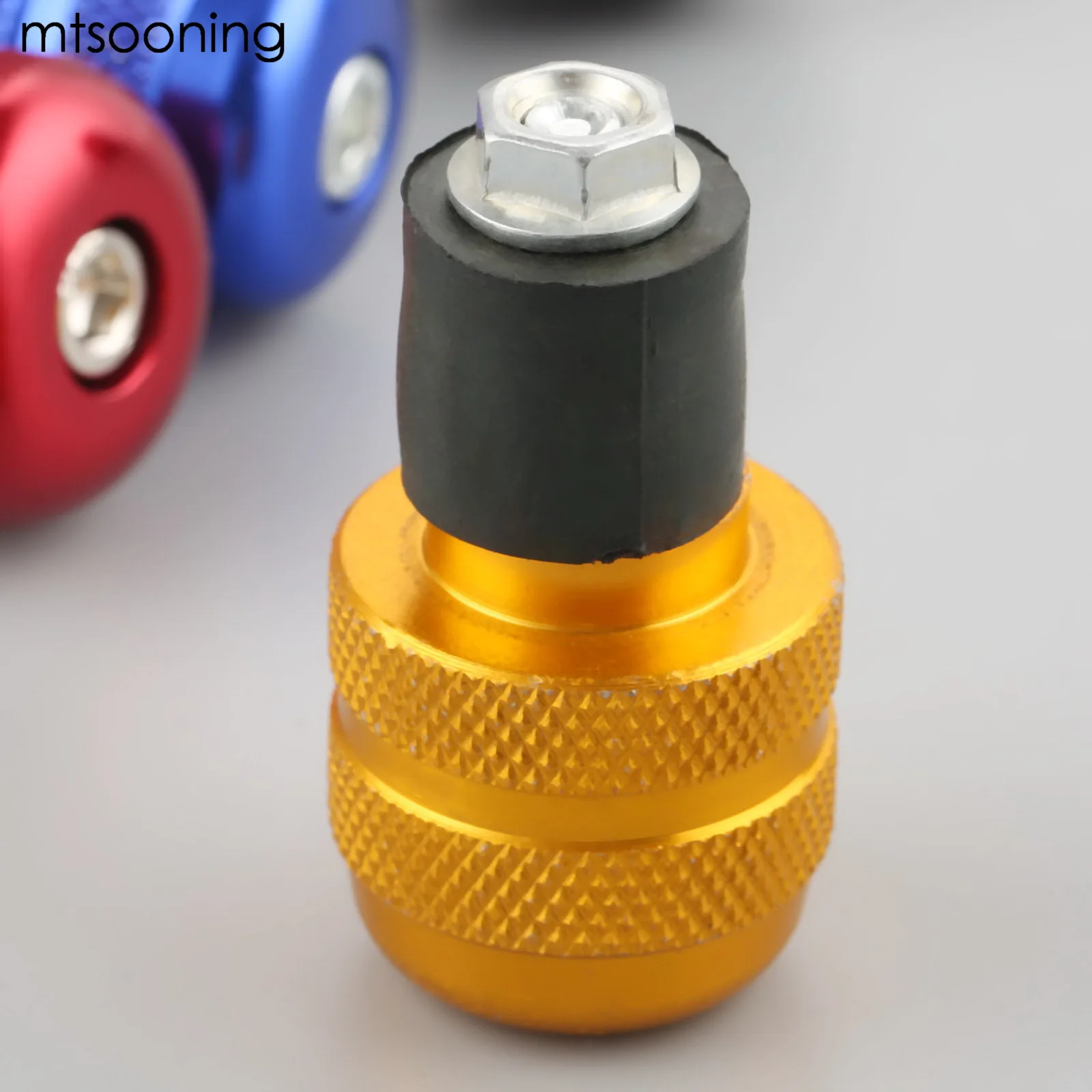 Алюминиевые наконечники для руля mtsooning 7/8 дюйма 22 мм мотоцикла черные ползунка Honda