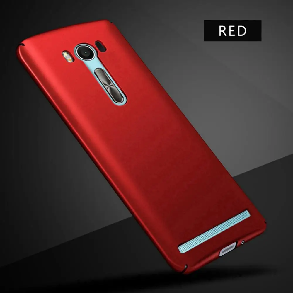 Для Fundas Asus Zenfone Selfie ZD551KL 4G Lte 5," задняя крышка PC жесткий чехол для телефона для ASUS Zenfone Selfie чехол s Capas Coque Z00UD - Цвет: Red