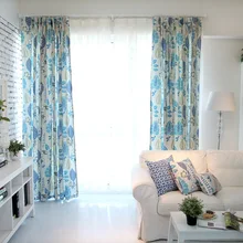 Хлопок Ткань Материал гостиная балкон шторы