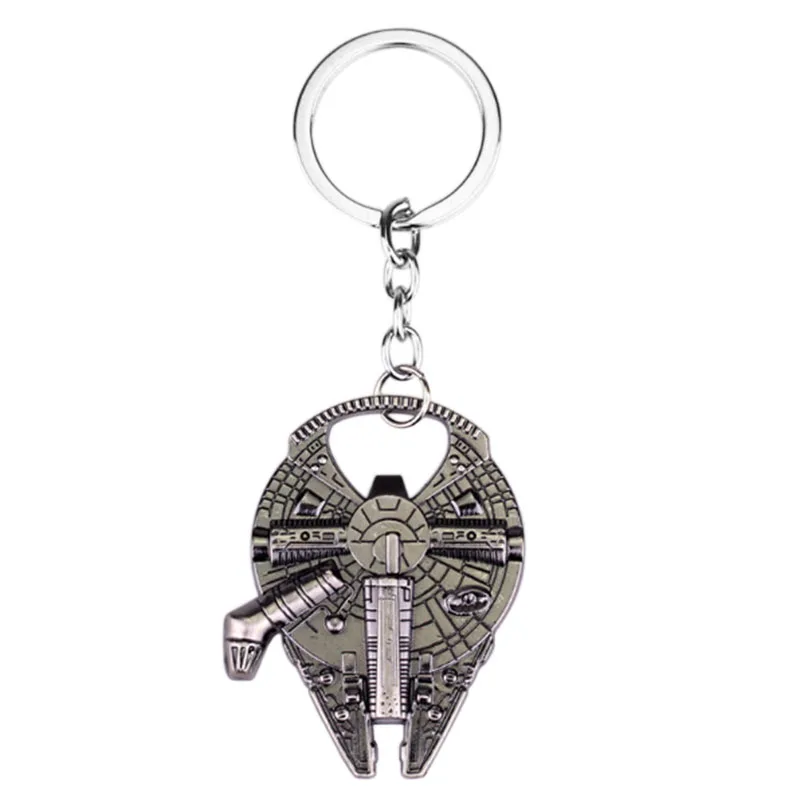 

2016 New Style Star Wars Millennium Falcon Metal Key Chain Alloy Bottle Opener