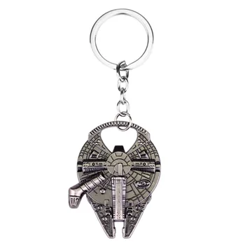 

2016 New Style Star Wars Millennium Falcon Metal Key Chain Alloy Bottle Opener