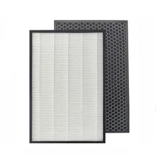 For Sharp Air Purifier KC-D50 KC-E50 KC-F50 KC-D40E Heap Filter Actived Carbon Filter 40*22*2.8+40*22*1cm for sharp mx pc50h air purifier heap filter actived carbon filter water filter