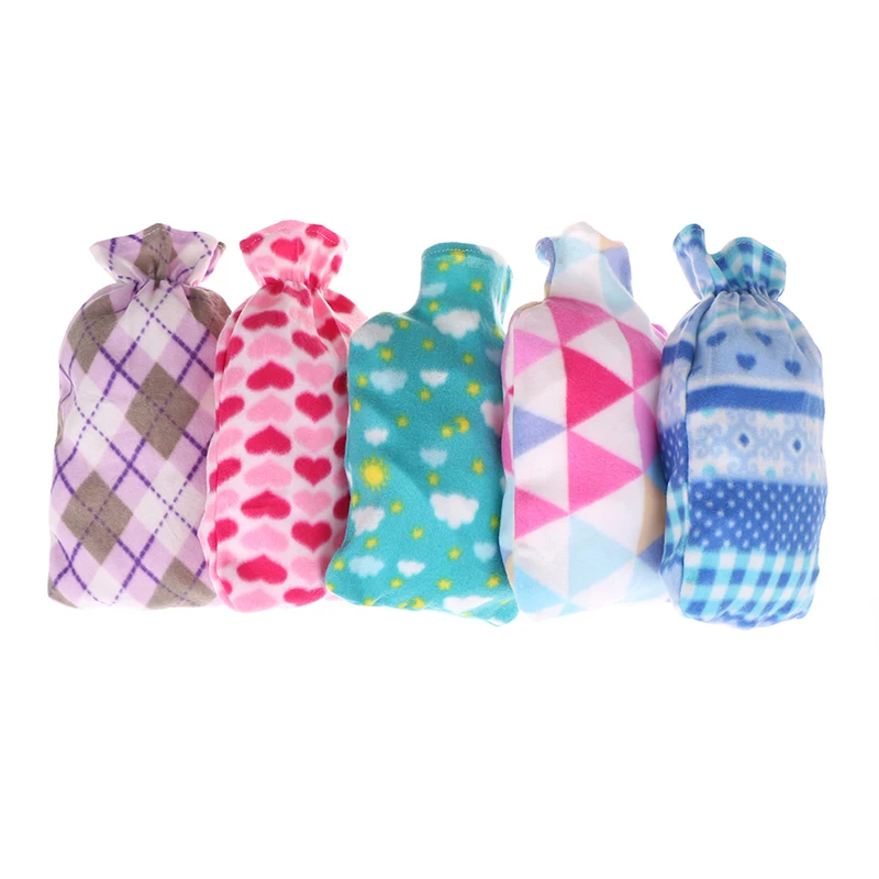 

1PCS Removable 6- Color Large One Side Flannel Cloth Cover For 2000ML Hot Water Bottles