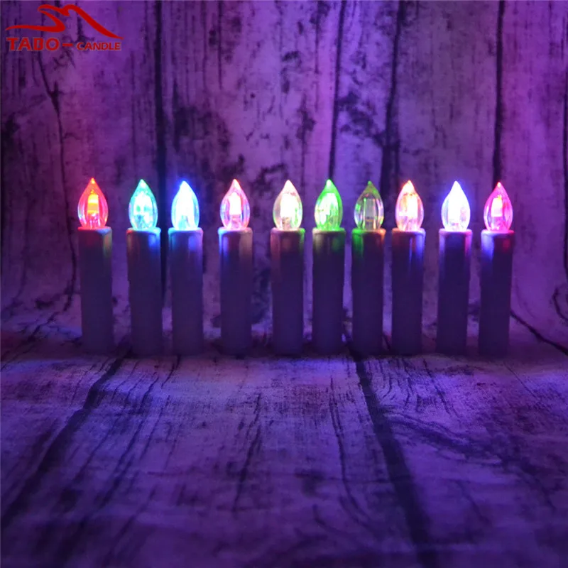 Christmas LED Candles Lights Color Changing Christmas Tree Decorations