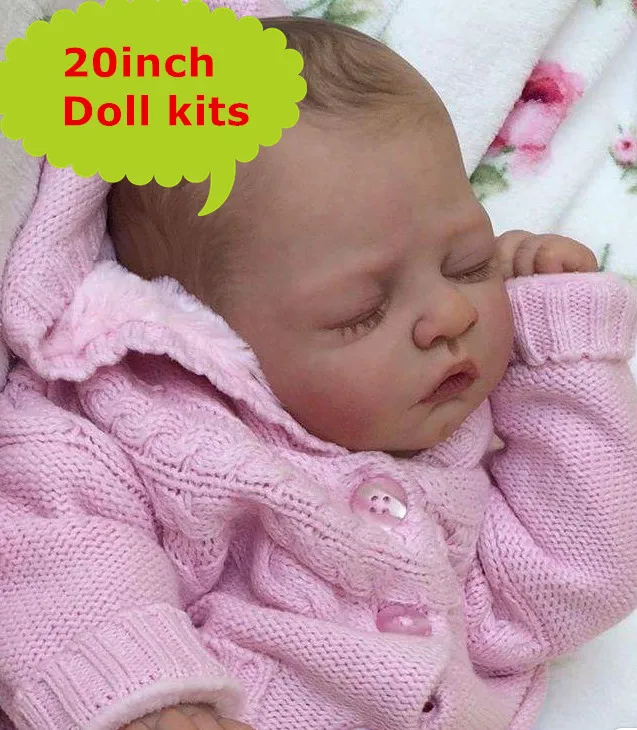 NPK 20''DIY Reborn Doll Mold Kits EN71 Imported Silicone Raw Material