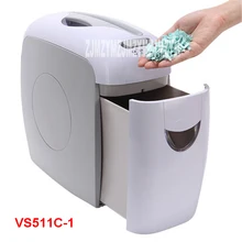 VS511C-1 7.5L мини Электрический измельчитель бумаги сломанный бесшумный пульверизатор семья 220 В/50 Гц Размер 4*38 мм 5 листов/время