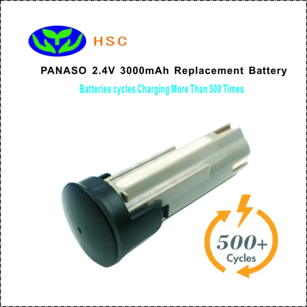 

PAN2.4B 3000mAh 2.4V NiMh Battery Replacement Panaso EZ902,EY9021,EY9021B,EY903,EY903B,EZ503,65381,65396,Original Battery