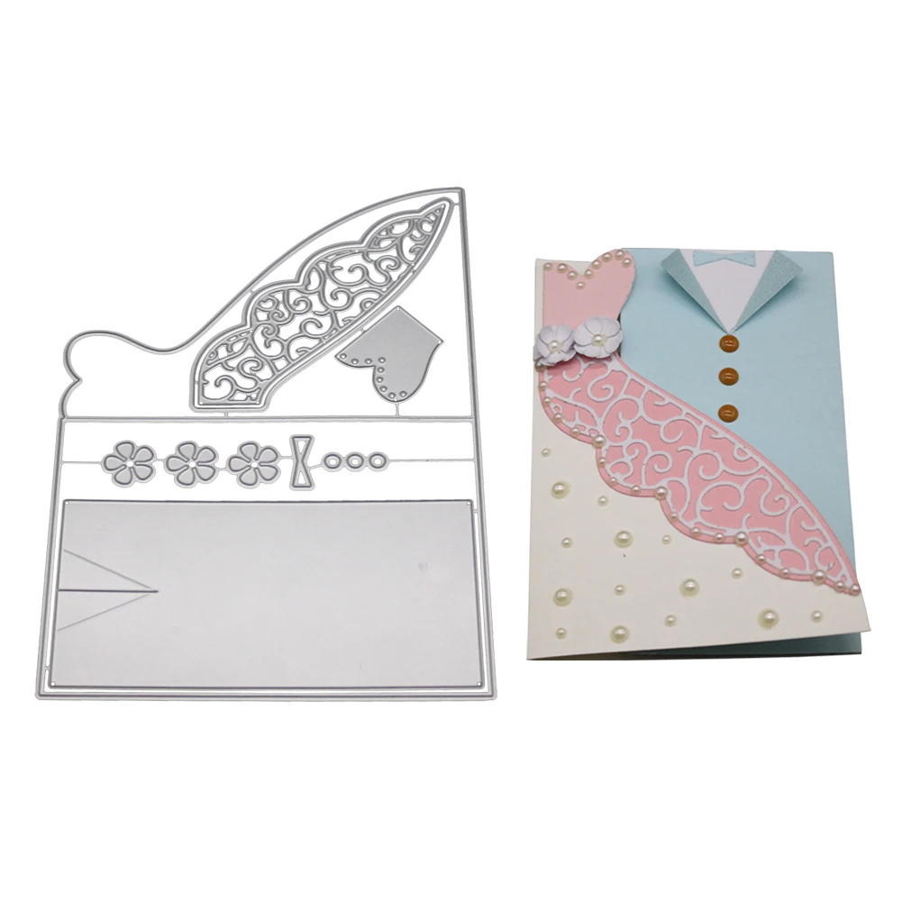 

Creative Suit background Metal Cutting Dies Stencils for DIY Scrapbooking Stamp/photo album Decorative Embossing DIY Paper Cards