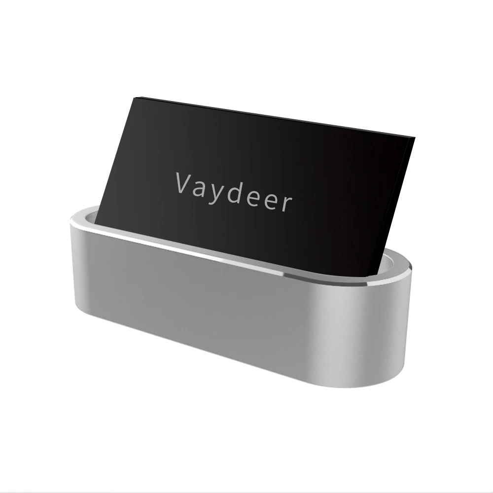 Metal Card Holder Aluminum Display Stand for Id,Debit,Business,Name