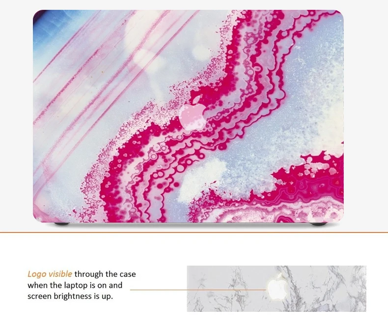 

Design Marble Pattern Protective Hard Shell Case Keyboard Cover Skin Set For 11 12 13 15"Apple Macbook Air Pro Retina Touch Bar