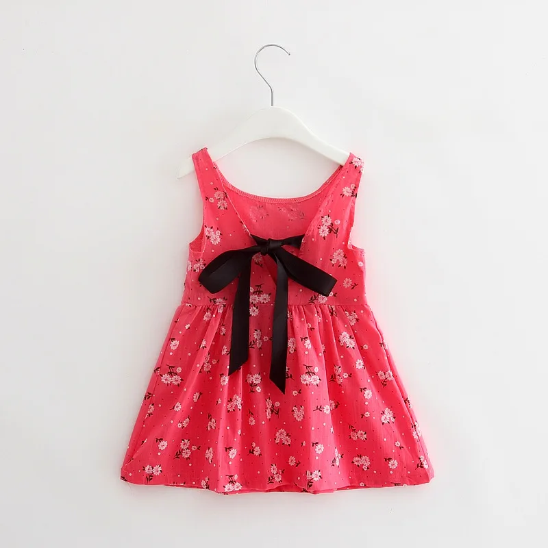 Платья фламинго для маленьких девочек, Летнее белое платье принцессы для девочек, Детский сарафан, детская одежда на день рождения, 1, 2, 3, 4, 5, 6, 7 лет - Цвет: RS0006-06