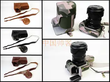 

New Luxury PU Leather Camera Case Bag Cover For Pentax K1 (24-70 Lens) with Battery Opening
