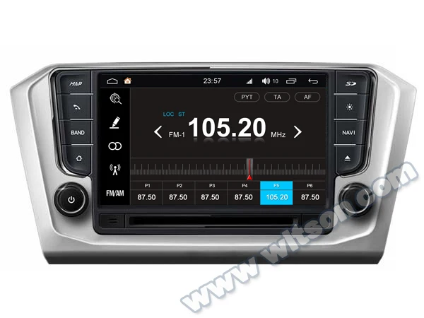 Top 8" Android 8.0 Car DVD Multimedia Navigation GPS Radio for Volkswagen Passat 2015 2016 2017 2018 with Optional Car Play Function 3