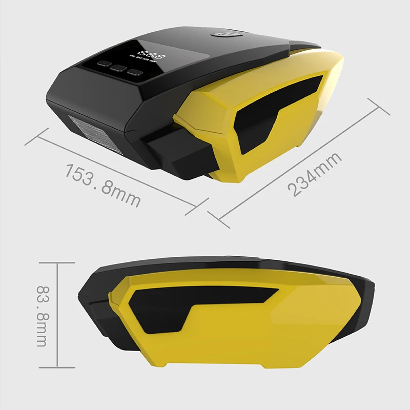 Автомобильный светодиодный цифровой Дисплей воздушный компрессор Портативный надувной насос 12V автомобильных шин быстро Мини Элек
