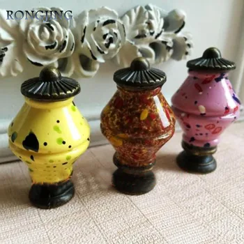 

Imitation Ceramics Antique Furniture Handles Vintage Furniture Vase Knobs Kitchen Cabinet Handles Closet Wardrobe Cupboard Pulls