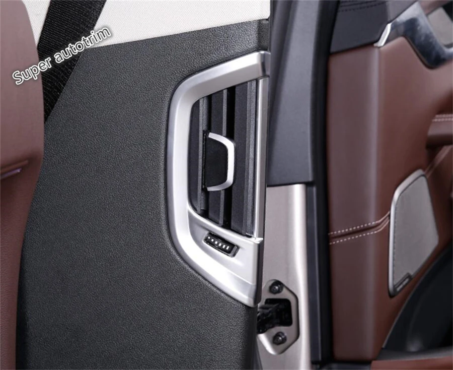 

For BMW 5-Series Sedan G30 530I 2017 2018 ABS More Fashion B Pillar Air Conditioning Outlet Vent Decorative Cover Trim 2 Piece