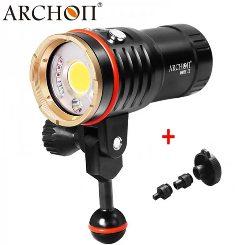 Дайвинг фонарик УФ подводный lanterna ARCHON DM20 WM26 II Водонепроницаемый * L2 U2